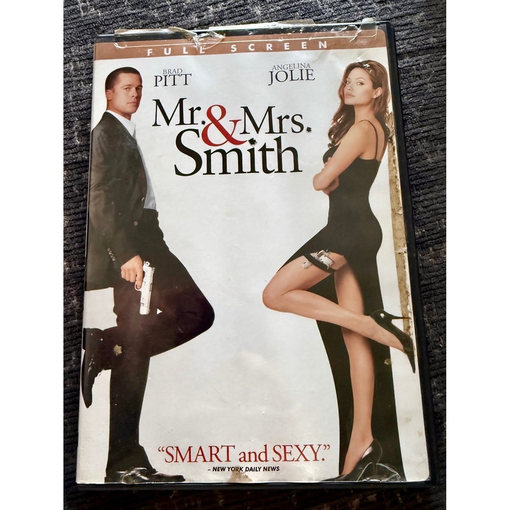 20th Century Fox Mr. & Mrs. Smith DVD Good Full Screen Action